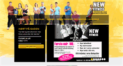 Desktop Screenshot of newfitness.dk