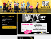 Tablet Screenshot of newfitness.dk